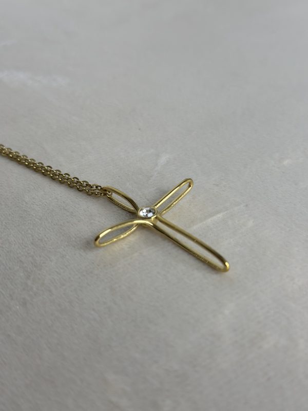 Golden Cross Κολιέ - Image 2